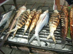 cooking and grilling fish