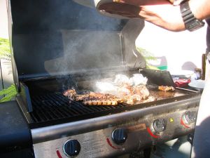 outdoor grilling tips, family barbecuing, familiy grilling